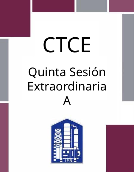 Síntesis de la Quinta Sesión Extraordinaria 